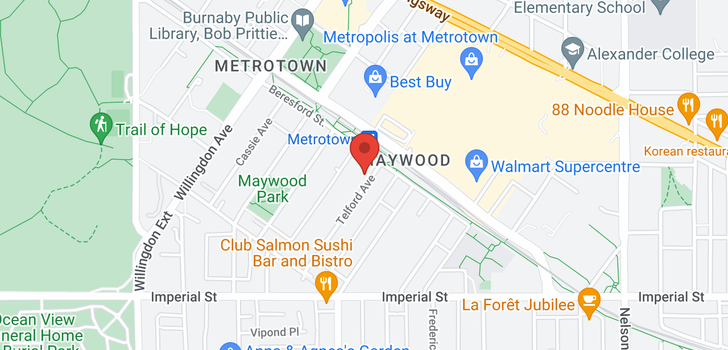 map of 6465 TELFORD AVENUE